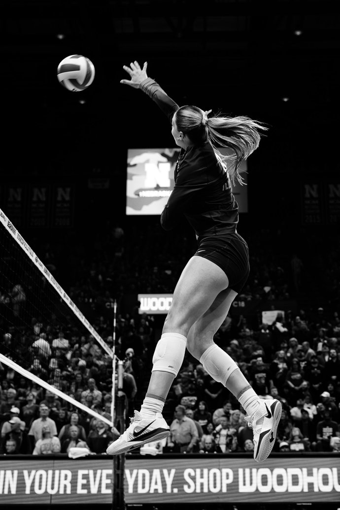 NCAA Volleyball 2025: Nebraska 3:0 Illinois