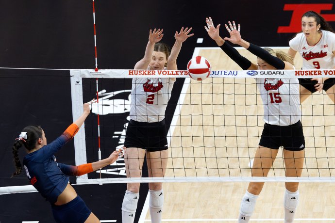 NCAA Volleyball 2025: Nebraska 3:0 Illinois